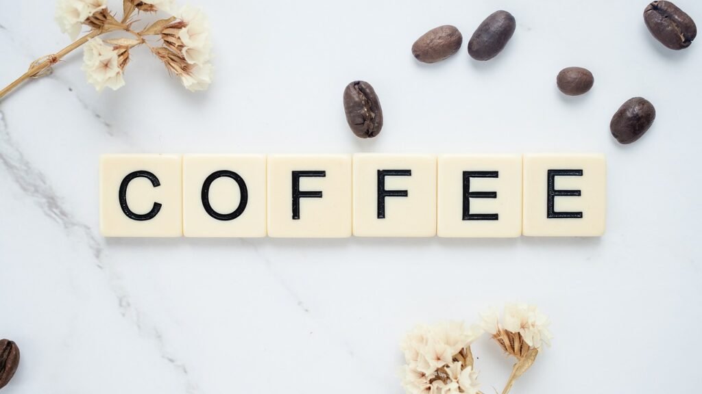 coffee, coffee beans, roasted coffee beans, drink, beverage, latte, mocha, caffeine, espresso, cappuccino, letters, letter tiles, flat lay, coffee, coffee, coffee, coffee, coffee, coffee beans, latte